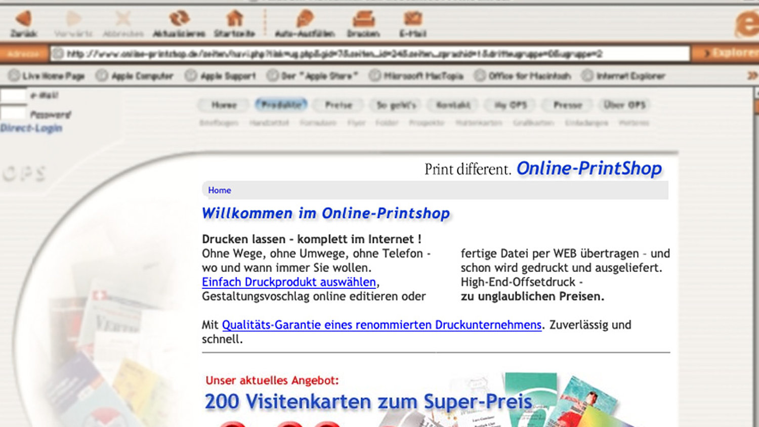 online-printshop-startscreen