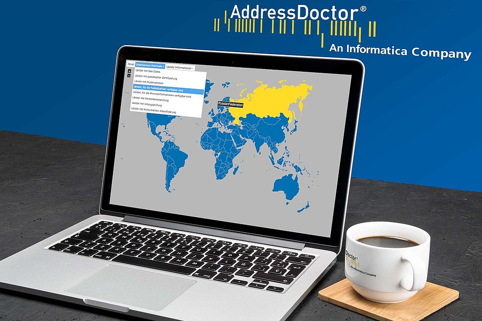 Adressdoctor Worldmap